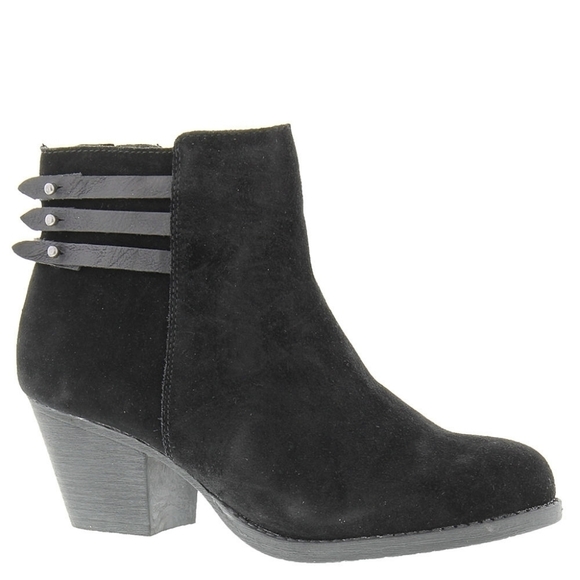 White Mountain Shoes - White Mountain Idella Genuine Suede Booties Sz 9